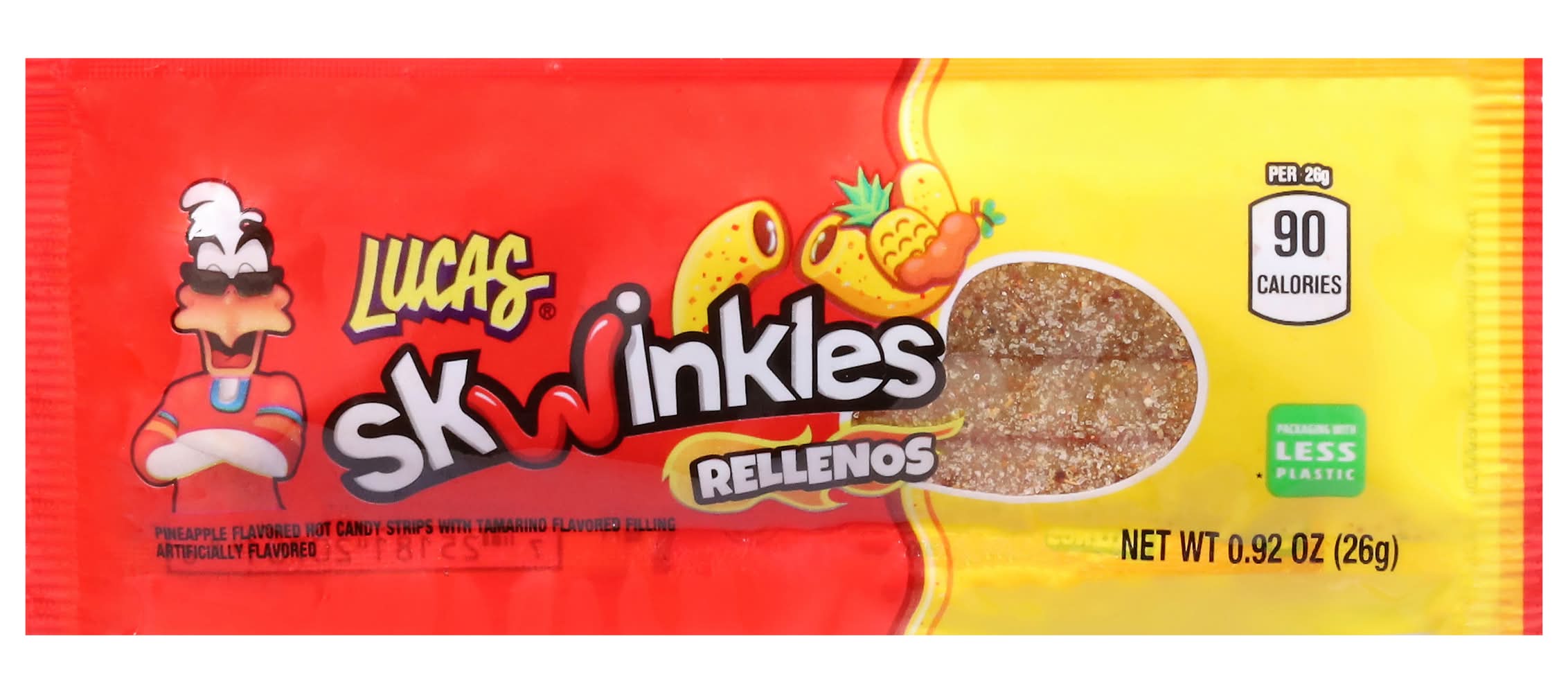 Lucas Swinkles Rellenos Candy, Pineapple-Tamarind (26 g)