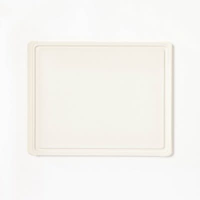 Figmint Recycled Poly Cutting Board, 11x14 in, Cream