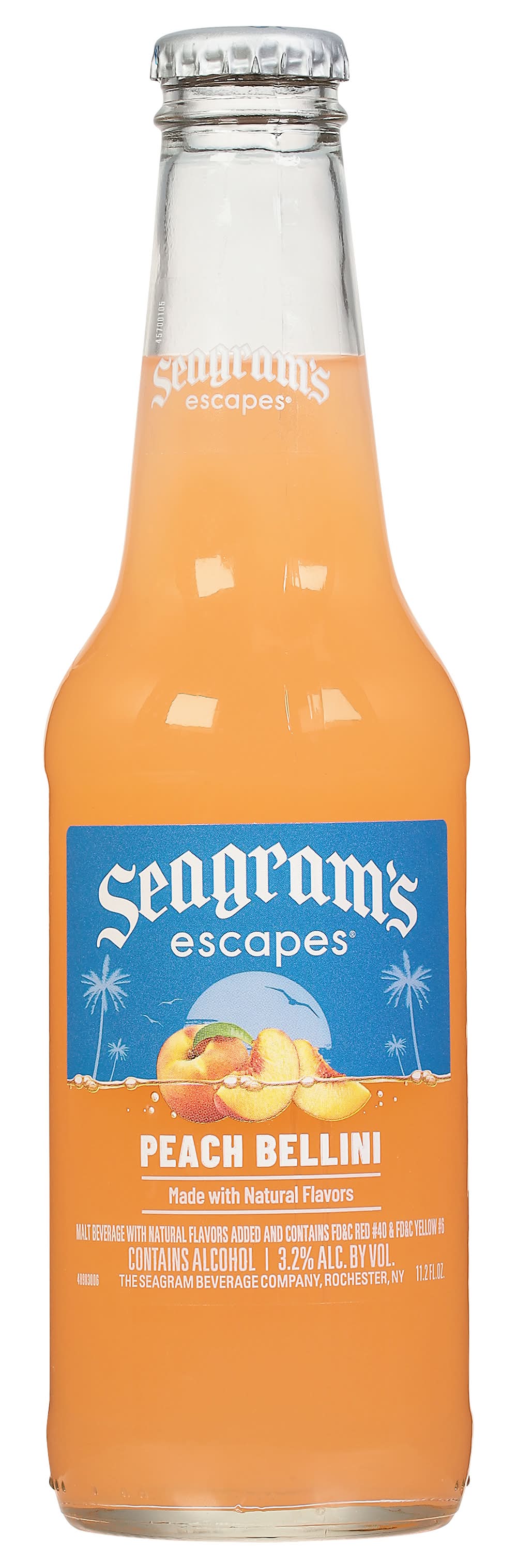Seagram's Escapes Peach Bellini Cocktail Style Malt Beverage (11.2 fl oz)