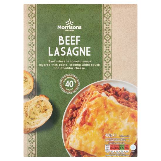 Morrisons Beef Lasagne (400g)