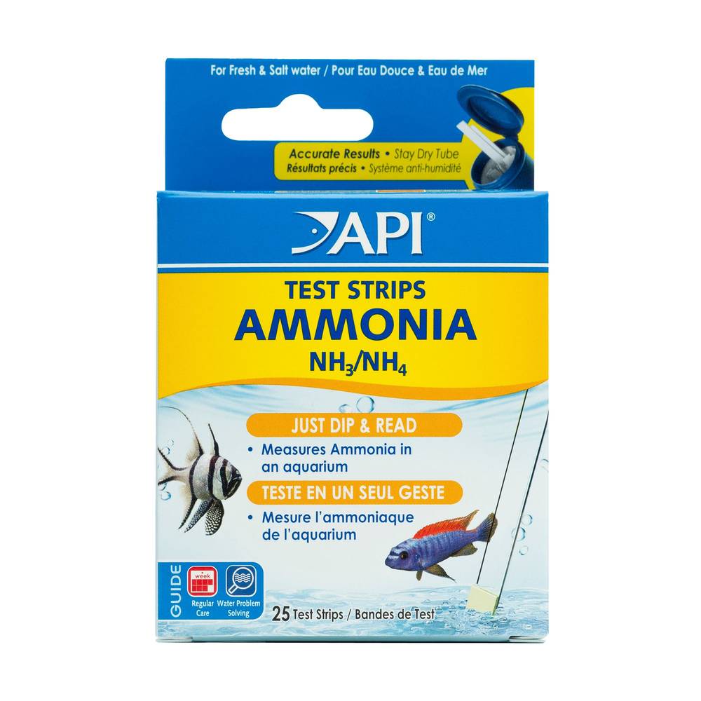 API Ammonia Aquarium Test Strips (25 ct)