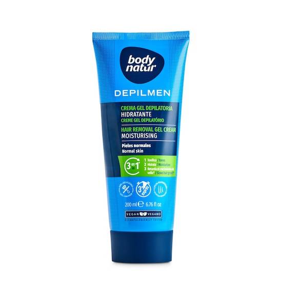 Crema gel depilatoria hidratante Body natur tubo 200 ml