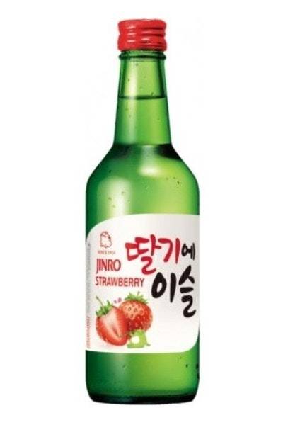 Jinro Chamisul Strawberry Soju Liquor (375 ml)