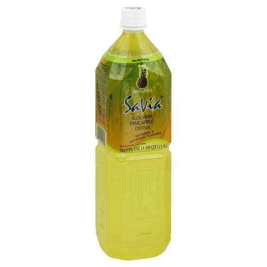 Savia Pineapple Aloe Vera Drink (50.7 fl oz)