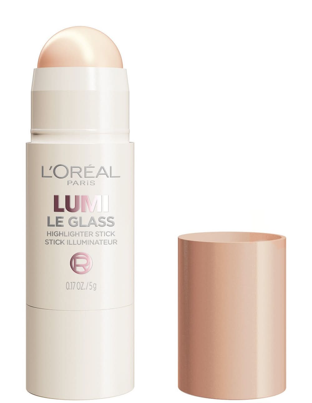 L'Oréal Paris Lumi Le Glass Highlighter Stick, Glassy Pearl Eclat (0.17 oz)