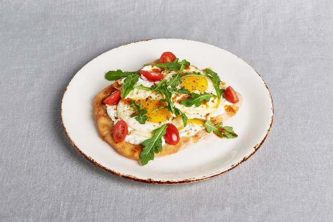 *NEW* Two Baked Organic Eggs Flatbread
