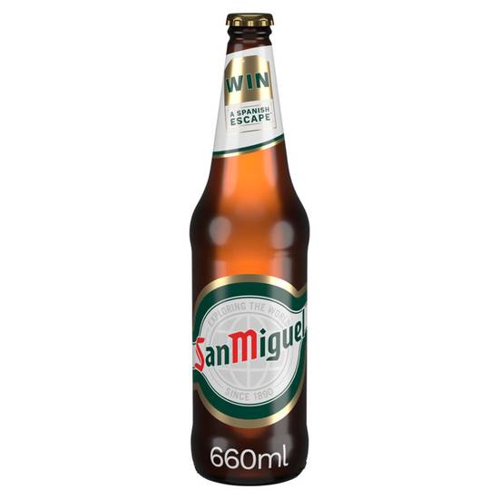 San Miguel Premium Lager Beer 660ml Bottle