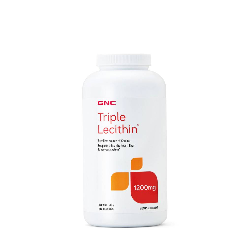 Triple Lecithin™ Supplement 1200mg - 180 Softgels (180 Servings)