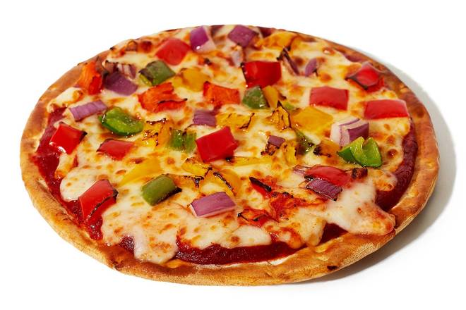 Vegetarian (Mixed Peppers & Onion) Pizza