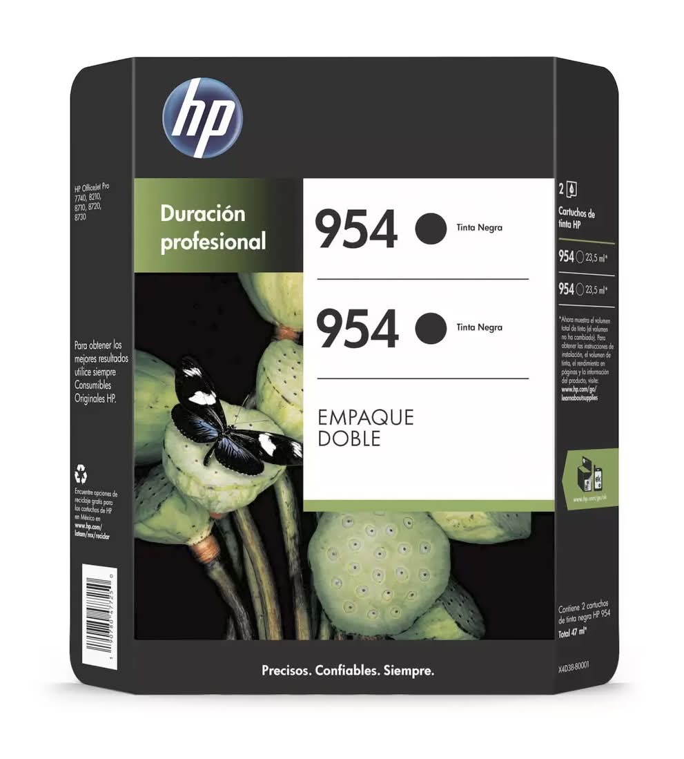 HP · Cartucho 954 negro hewlett packard (575,18 g)