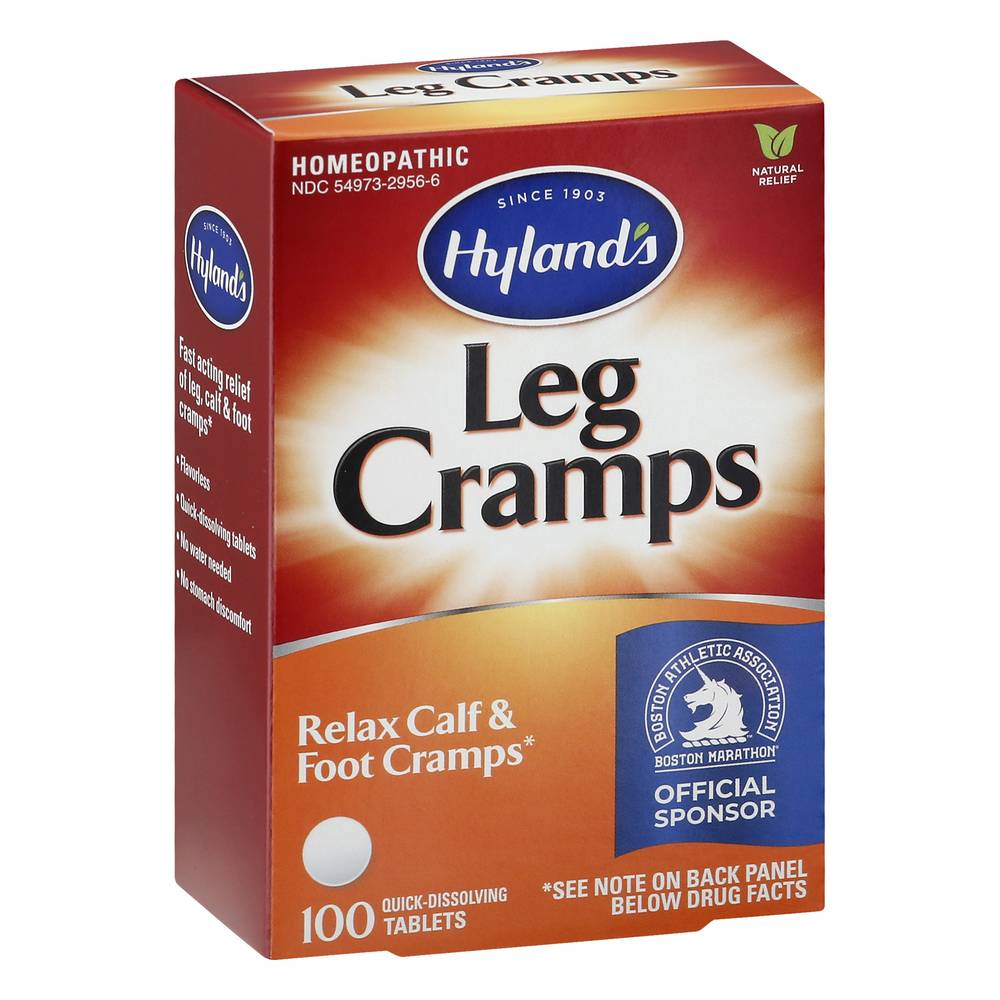 Hyland's Leg Cramps Quick-Dissolving Relax Calf & Foot Cramps Relief Tablets (100 ct)