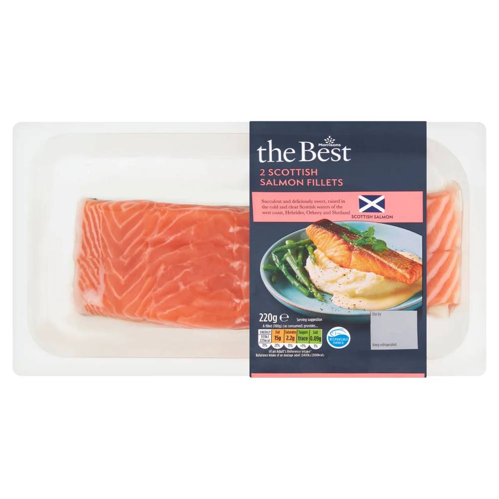 Morrisons The Best Scottish Salmon Fillets (2 pack)