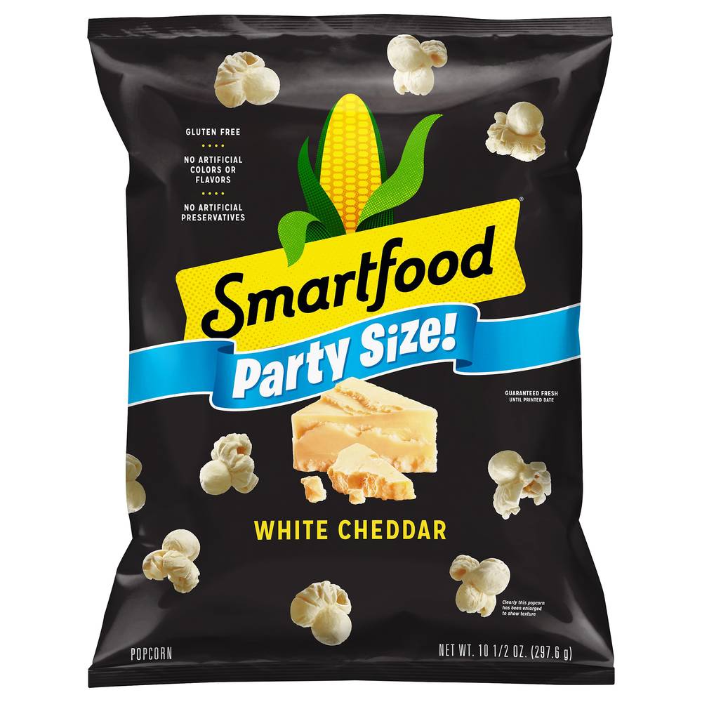 Smartfood Party Size Popcorn, White Cheddar Cheese (10.5 oz)