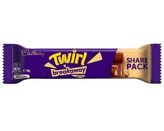 Cadbury Twirl Breakaway King Bar 58g
