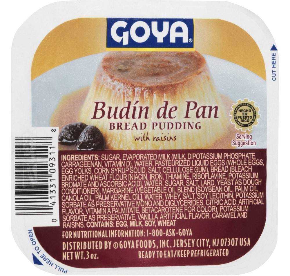 Goya Bread Pudding With Raisins (3 oz)