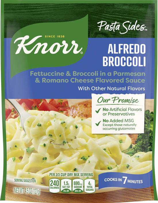 Knorr Pasta Sides Alfredo Broccoli Fettuccini