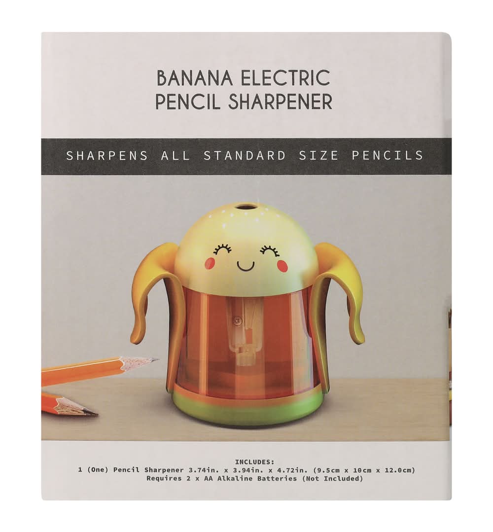 Kawaii Electric Pencil Sharpener Banana