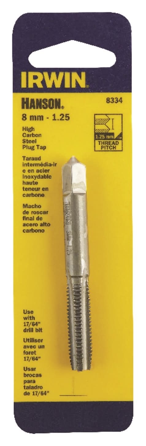 IRWIN Hanson High Carbon Steel Metric Plug Tap 1 Pc