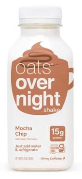Oats Overnight Gluten Free Protein Shake, Mocha Chip (2.2 oz)