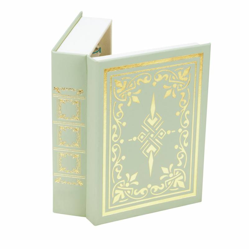 Collection by London Drugs Book Jewellery Box - Light Green - 21x14.5x6cm