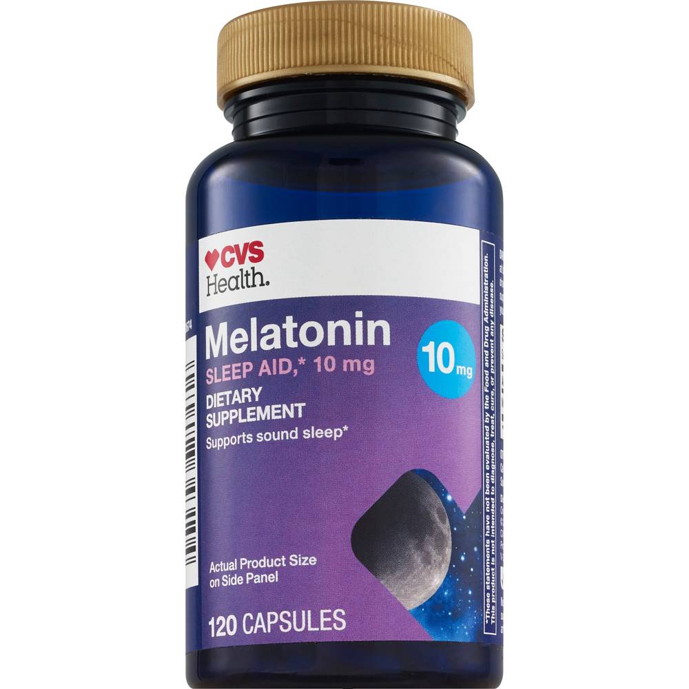 CVS Health Melatonin Capsules 10mg (120 ct)