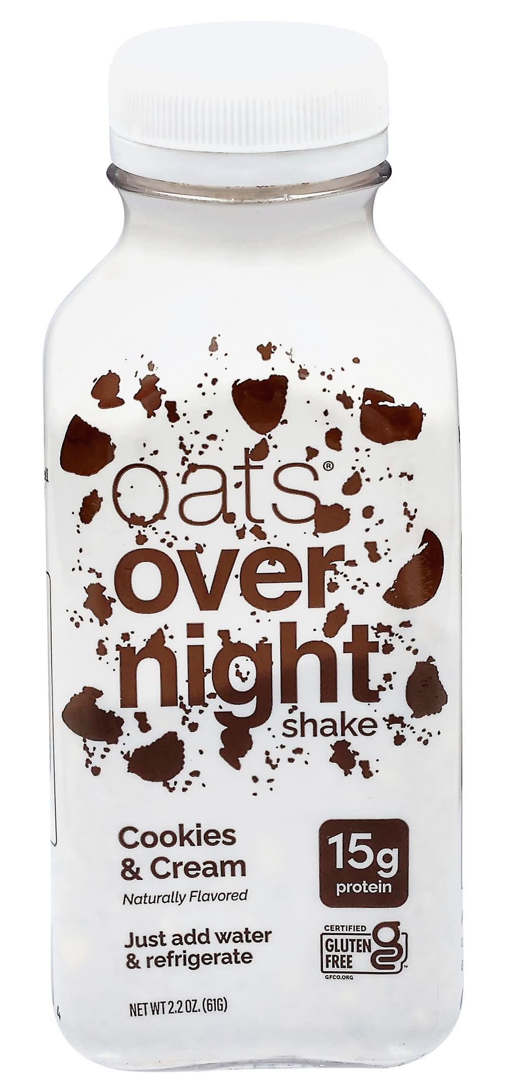 Oats Overnight Protein Shake, Cookies & Cream (2.2 oz)