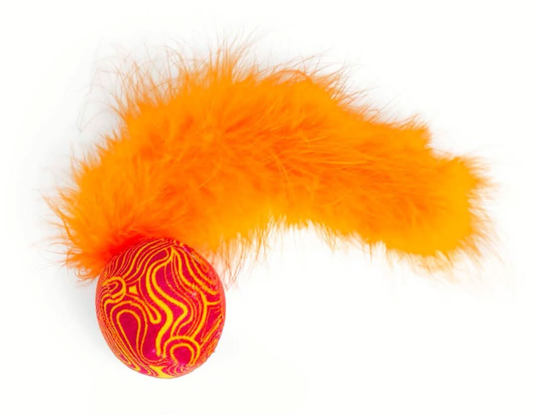 Petco · Pelota con plumas para gato