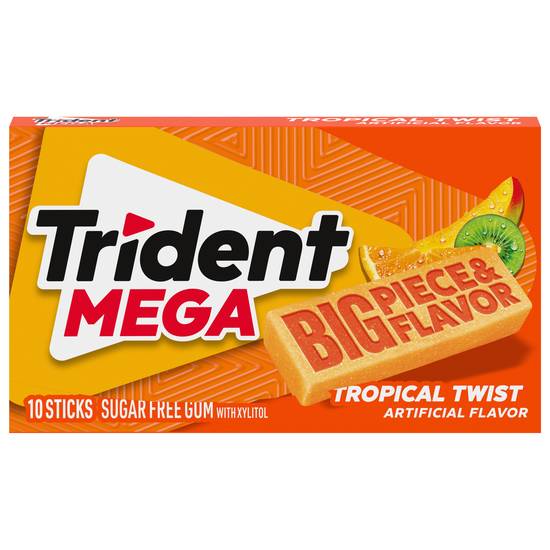 Trident Mega Tropical Twist Sticks Gum (1.12oz box)