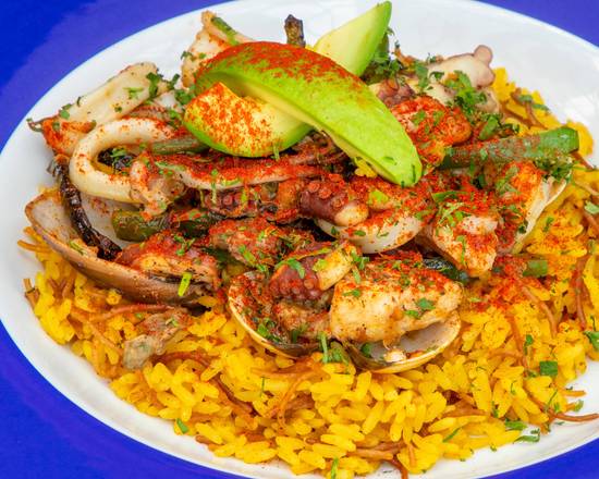 Arroz con mariscos (375 grs.)