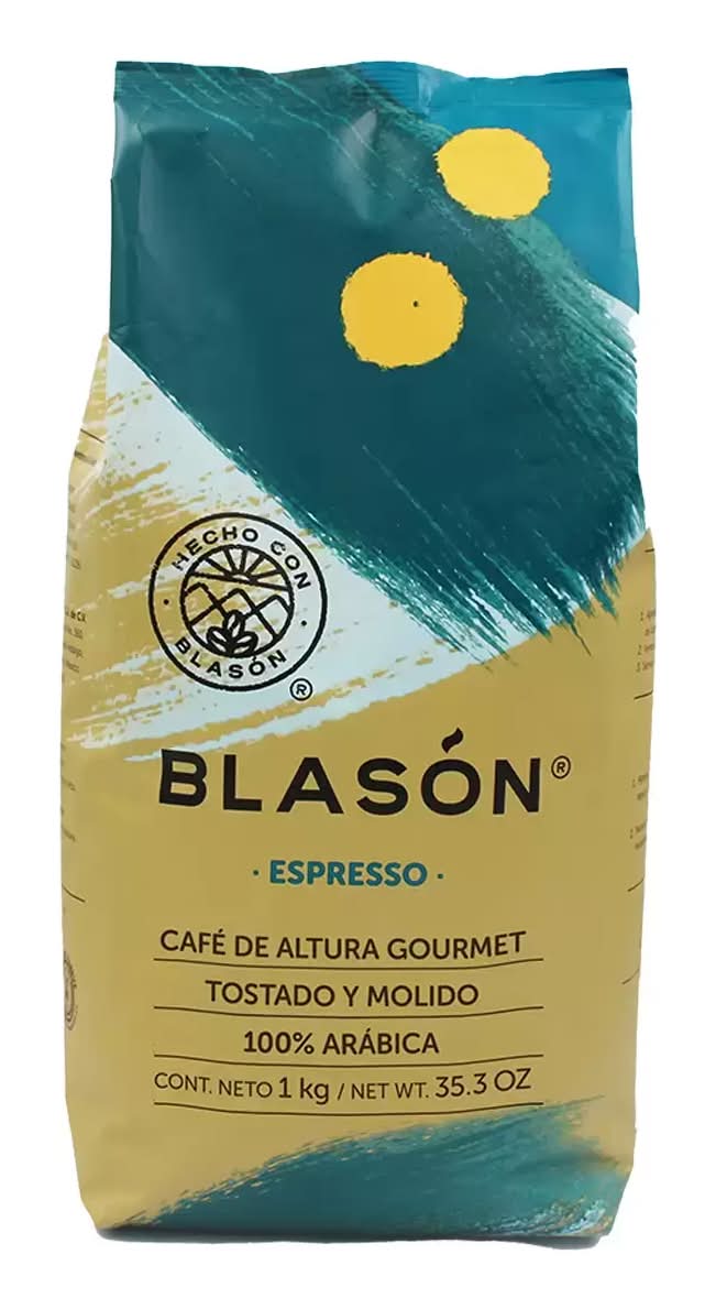 Blasón · Café gourmet espresso molido 100% arábica (1 kg)
