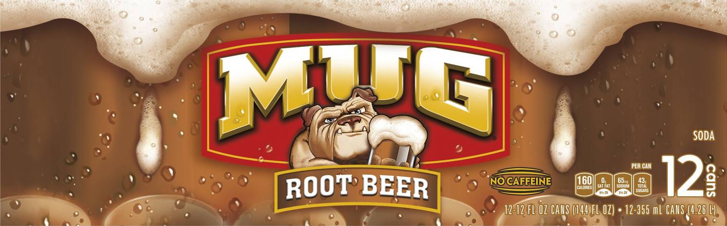  Mug Root Beer Soda, Fridge Pack Bundle, 12 fl oz, 36 Cans :  Grocery & Gourmet Food