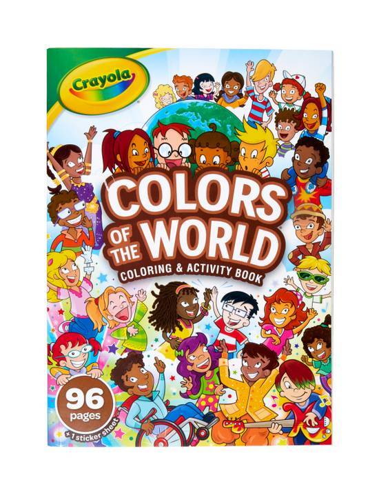 Crayola Colors Of the World Coloring Book Gift For Kids