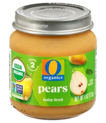 O Organics Baby Food Stage 2, Pears (4 oz)