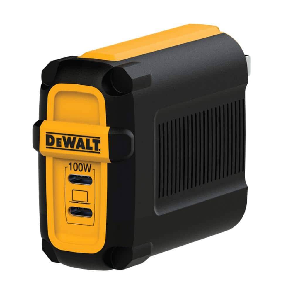 Dewalt 100-Watt 2-Port Gan Pps Pd Wall Charger