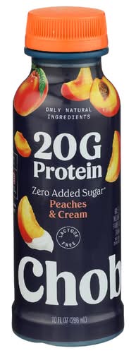 Chobani Peaches & Cream 20G Protein Greek Yogurt Protein Drink