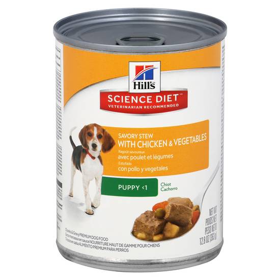 Science Diet Savory Stew With Chicken and Vegetables Puppy Dog Food