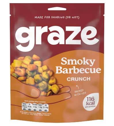 Graze Smoky Barbecue, Crunch Peas Snacks (100g)