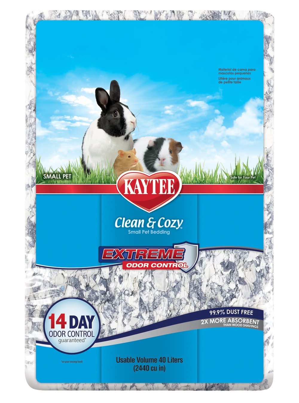 KAYTEE® Clean & Cozy™ Extreme Odor Control Small Pet Bedding (Color: Assorted, Size: 40 L)