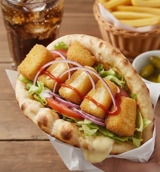 Menu Nan Bouchées Camembert🧆 🍟+🥙+🍹