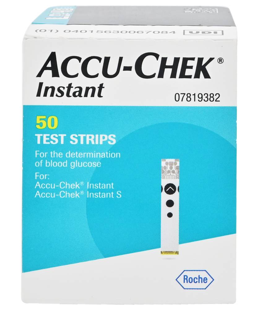 ACCU-CHEK INSTANT TIRAS REACTIVAS *50.