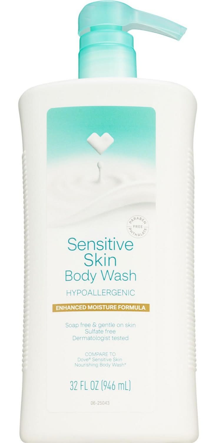 Cvs Beauty Sensitive Skin Body Wash Value Size, 32 Oz