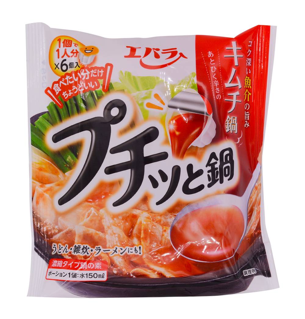 Ebara Instant Hot Pot Soup Kimchi Flavour (138g)