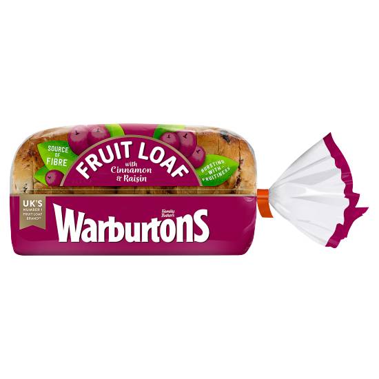 Warburtons Fruit Loaf With Cinnamon & Raisin (400g)