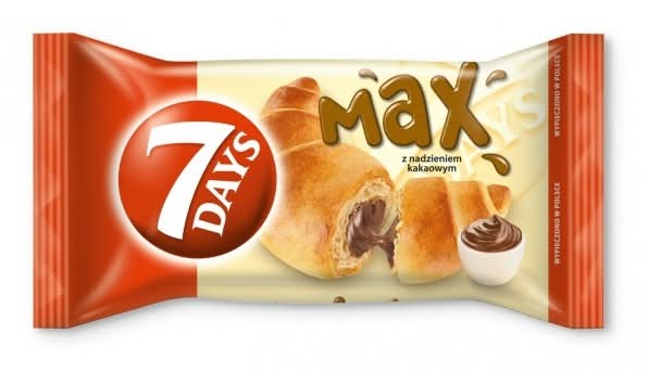 Rogalik 7Days Max z nadzieniem kakaowym 110 g