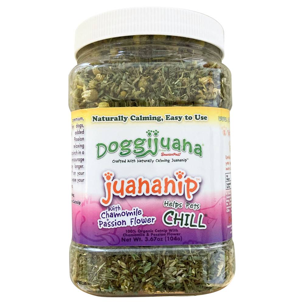 Doggijuana Juananip Chamomile and Passion Flower Organic Catnip For Dogs (3.67 oz)