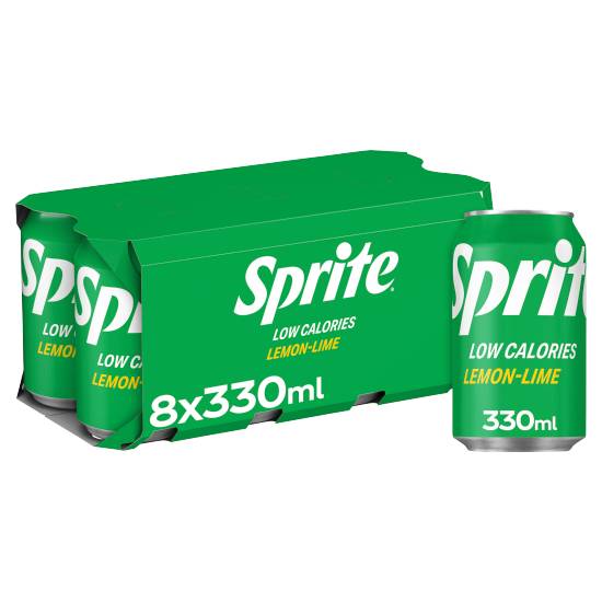 Sprite Sparkling Lemon-Lime Flavour Soft Drink(8Ct,330Ml)