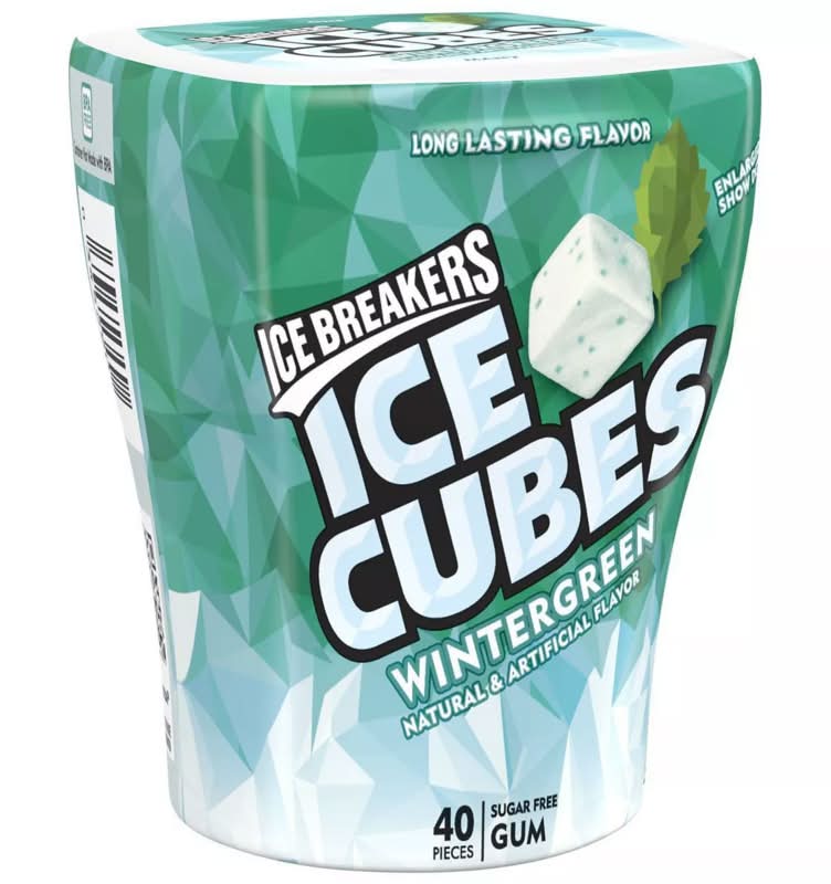 Ice Breakers Gum Wintergreen 40-Count