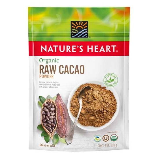 Nature's heart cacao en polvo (pouch 100 g)