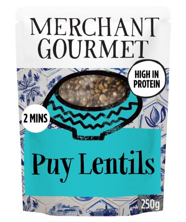 Merchant Gourmet Puy Lentils & French Green Lentils Simply Cooked (250g)