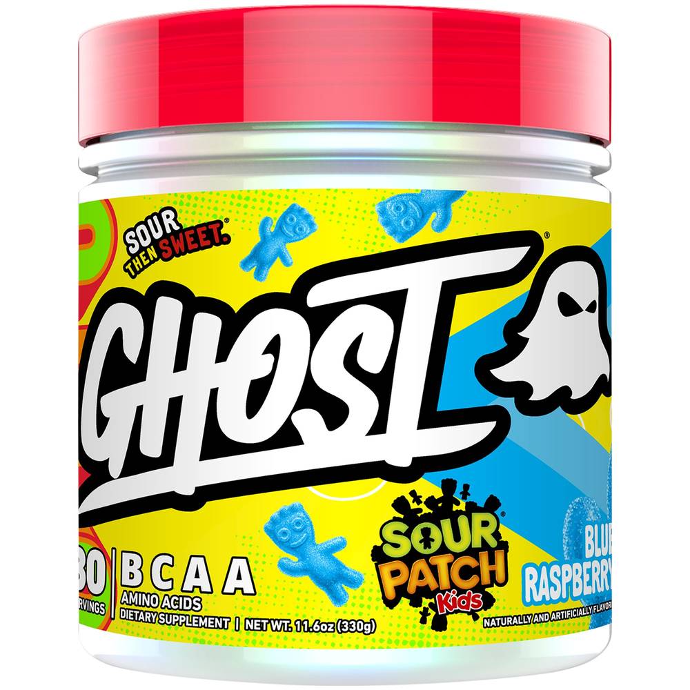 Ghost Bcaa Sour Patch Kids, Blue Raspberry (11.6 oz)